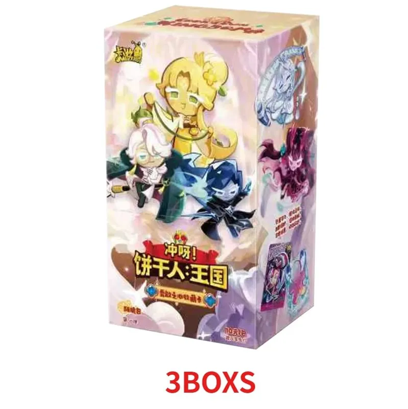 Genuine Cookie Run: Kingdom Cards Braveheart Chapter Crispy Pack Escape The Oven Adventure Anime Collection Cards Gifts