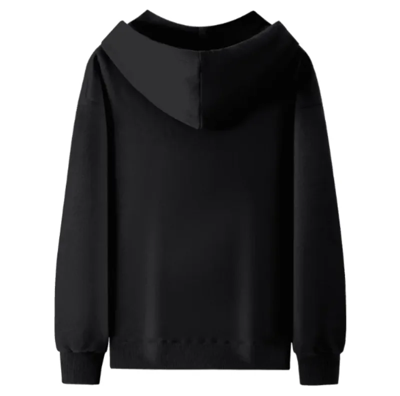 Cotton Fashion Loose Zipper Hoodie Customized Spring and Autumn Couple Coat Printed Logo Embroidered Work Clothes