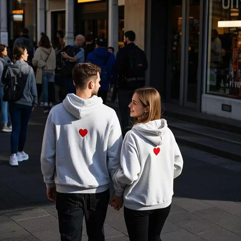 Customized Your Brand Logo DIY Design 600GSM Mens Hoodies High-quality Women Sweatshirt Solid Color Cotton Loose Streetwear