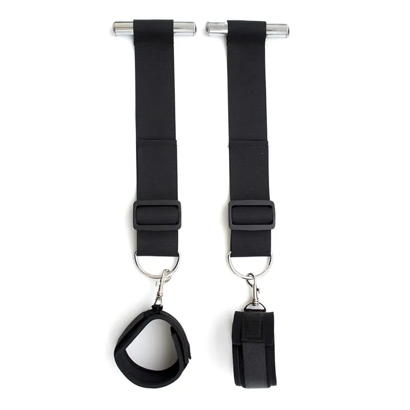 Bdsm Bondage Σετ συγκράτηση Παιχνιδιού Χειροπέδες λαιμό Γιακά Καρπού Φίμωμα λουράκι Φετίχ SM Παιχνίδι σεξ για Γυναίκα Χωρίς Δονητή