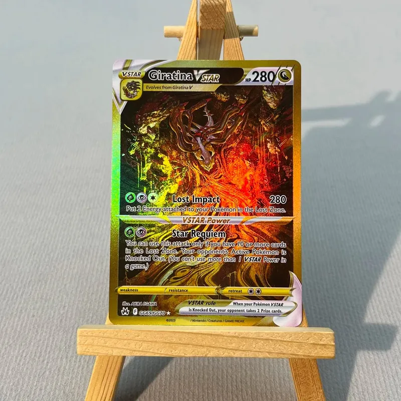 CRZ SVP PTCG5-002 Tcg proxy PKM Cards Arceus VSTAR Greninja ex Rare Collection Battle Toys Gifts for Hobbies home play