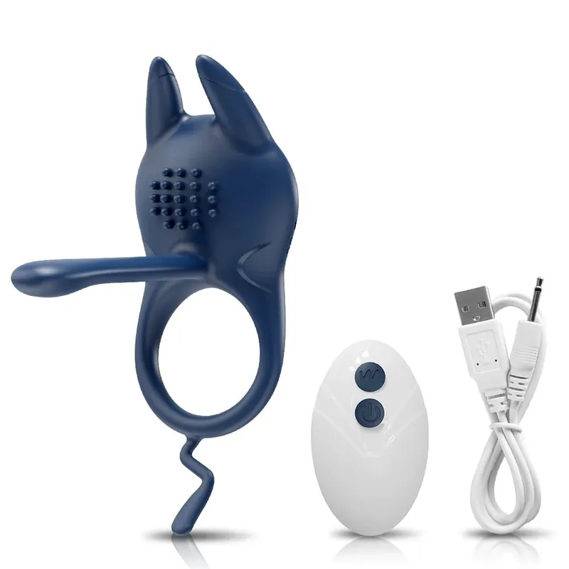Vibrating Penis Ring Sex Toys for Couples Men Male Penis Massager Delay Ejaculation Cock Ring Clitoral G Spot Stimulation 18+