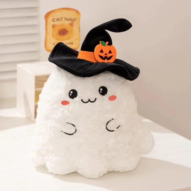 New Creative Halloween Ghost Plushie Soft Toy Pumpkin House Plush Pillow Funny Spooky Decor Cushion for Party Home