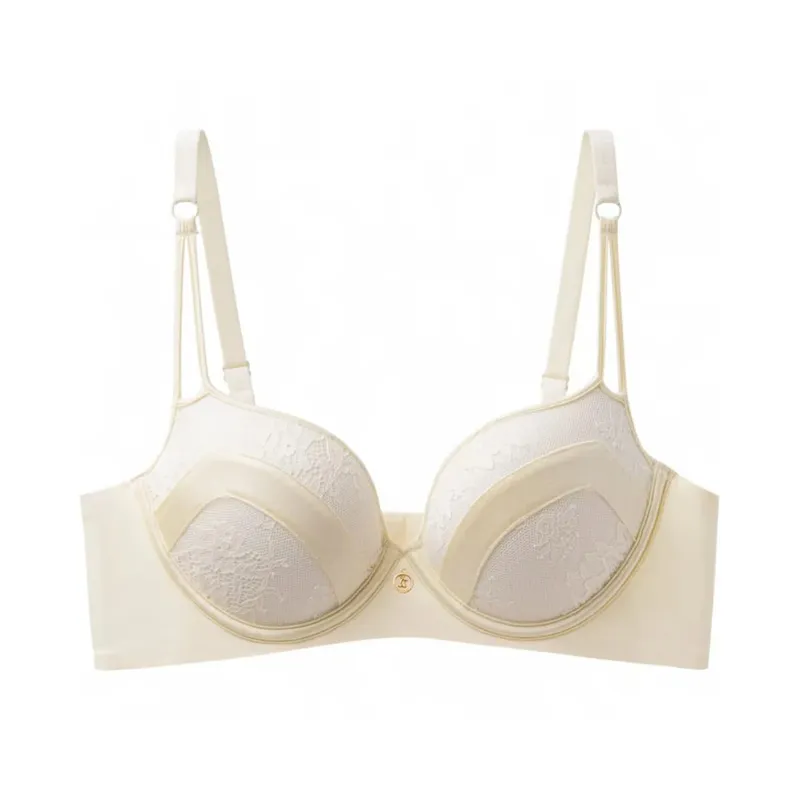 French Embroidered Sexy Lace Push Up Lingerie Small Breast Gathering Show Large Anti-sagging Breathable Bra