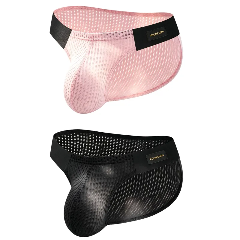New Men's Silky Mercerized Briefs Quick‑Dry Breathable Lightweight Premium Texture Gym Workout Sports Male Underpants