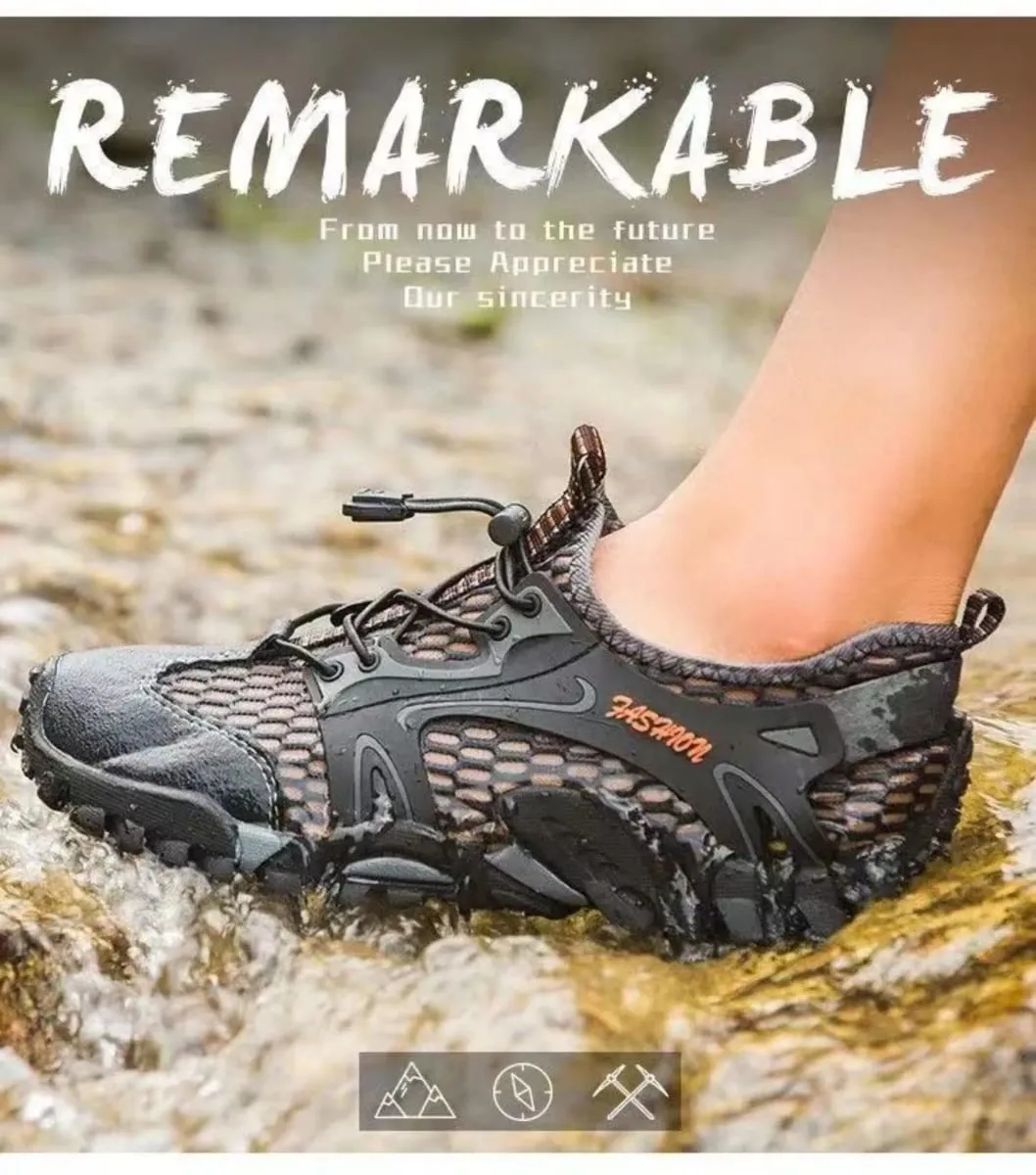 New 2026 Men's Summer Quick Dry Wading Shoes Two Way Casual Water Shoes Breathable Mesh Shoes for Outdoor And Leisure Activities