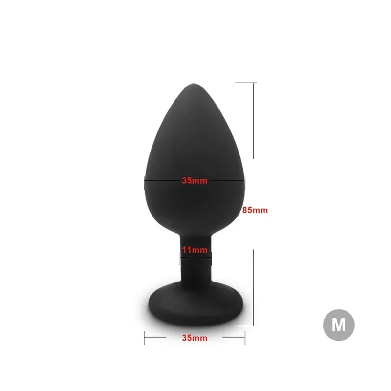 Anal Toy Soft Silicone Anal Plug Mini Bullet Vibrator Butt Plug Men Women Gay Couples Anal Prostate Stimulator Sex Toy for Adult