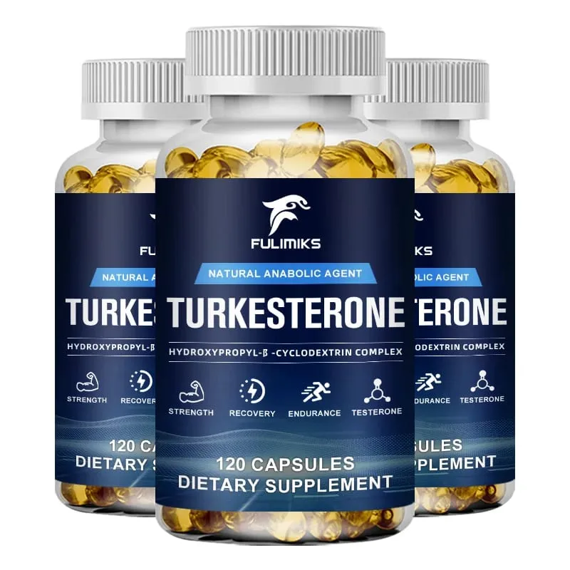 Turkesterone - Boost Energy Improve Endurance Support Energy and Muscle Health - Dietary Supplement - 120 Capsules