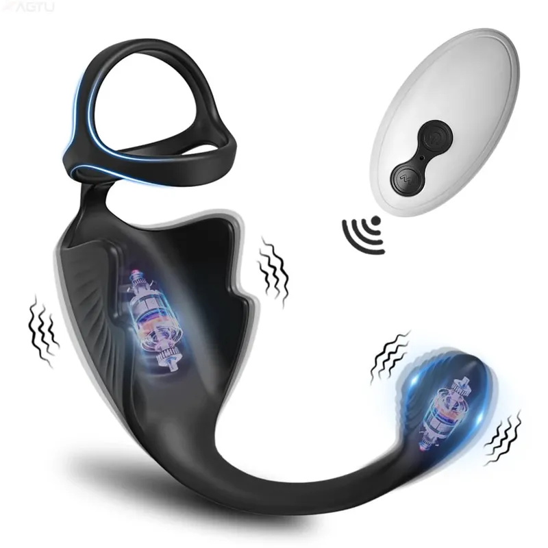 Vibrating Butt Plug Prostate Massager APP Control Cock Ring Penis Ring Sex Toys for Men Couples Adult 18+ — image 7