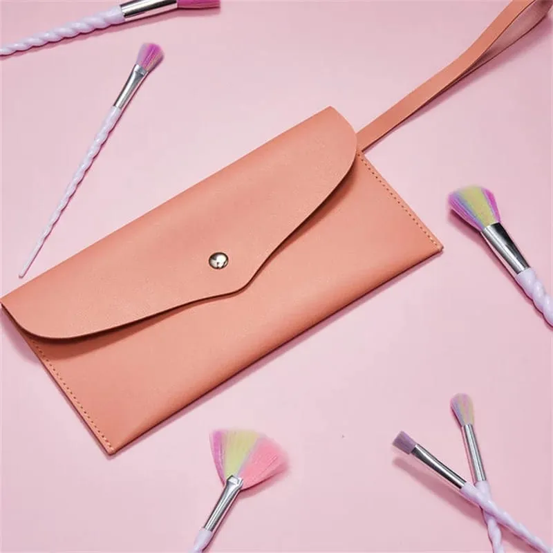 10pcs/set Colorful Makeup Brushes Set Foundation Eyeshadow Powder Brush Makeup Brush Cosmetic Tools pinceaux maquillage licorne