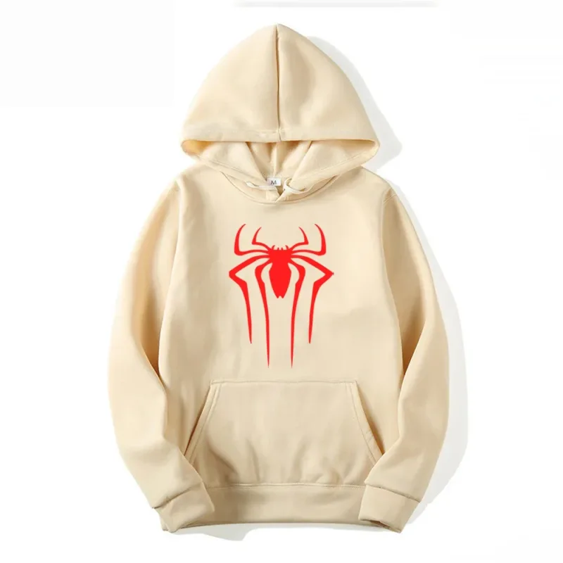 Latest Fashion Men's and Women's Hoodies Casual Hoodies Unisex Trendy Printed Spider Pattern Hoodies