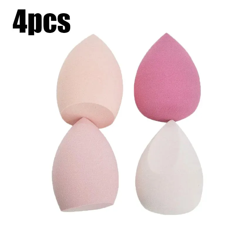 4/8/16pcs Cosmetic Puff Set Beauty Egg Wet And Dry Dual-Use Egg Makeup Foundation Sponge Air Cushion Puff Soft Makeup Tools