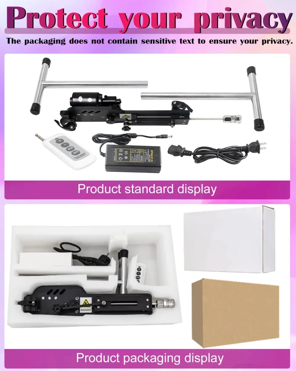 Upgrade Sex Machine with Remote Control Super Silent Ultra Adjustable Vac U Lock 30db 120W Love Machine with Free Big D