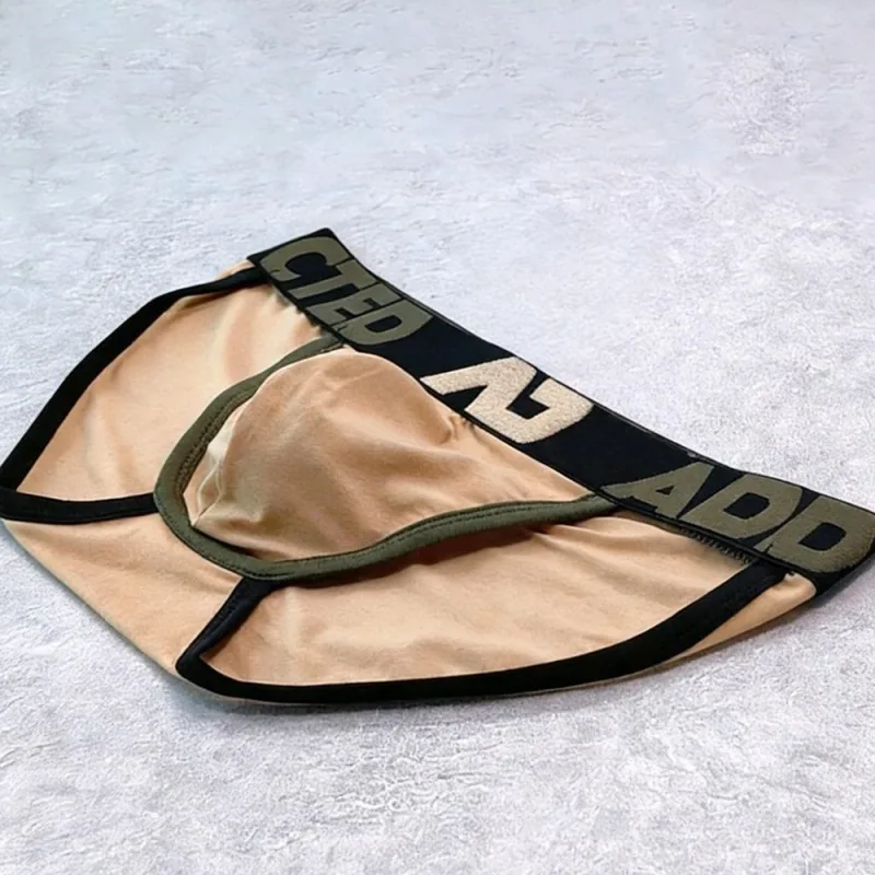 Herenondergoed Eenvoudige ademende slip met driedimensionale holle rug Merkbroek Lage taille Katoen Comfortabele onderbroek