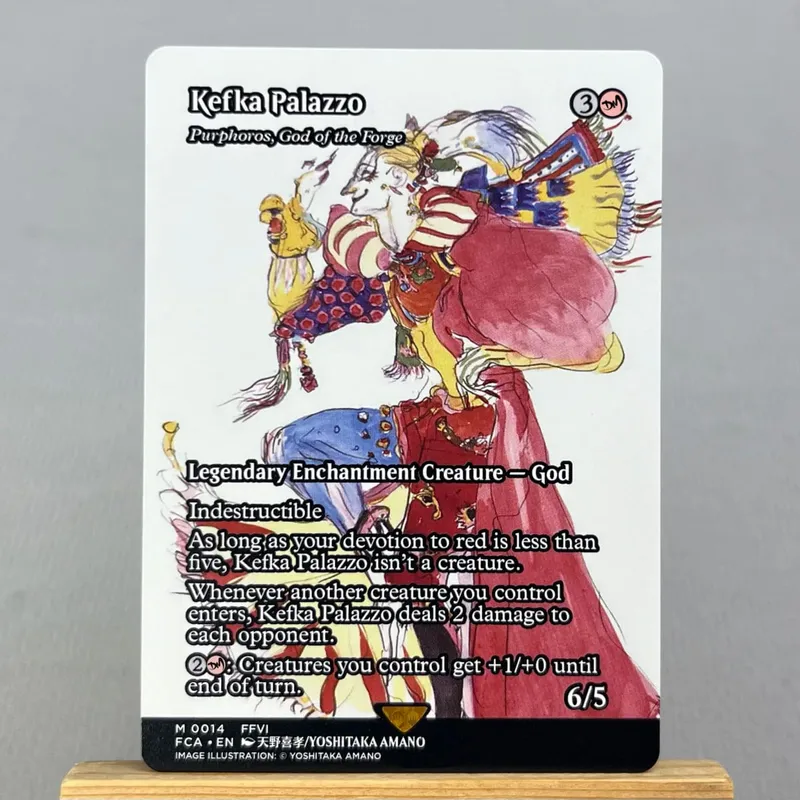 FIN FCA FIC HOLO14-Ⅰ02 Tcg Proxy Cards Vivi Ornitier Summon Bahamut Rhystic Study Y'shtola Night's Blessed