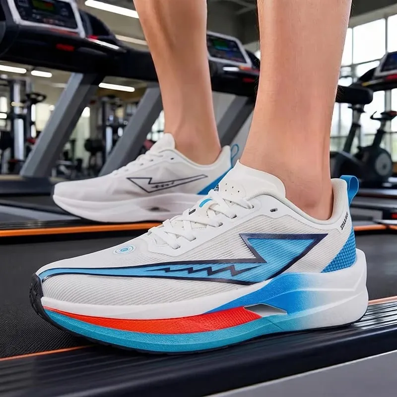 Men Casual Running Shoes Marathon Carbon Plate Outdoor Sports Shoes Breathable Lightweight Women Comfortable Athletic Sneakers