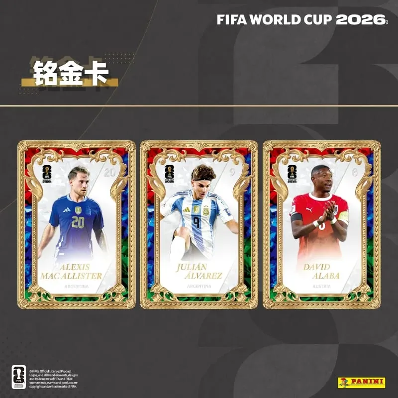 2026-os labdarúgó-világbajnokság hivatalos futballkártya Panini Soccer Star Collection Limitált kártyák Szurkolói Születésnapi Szuvenír Ajándék