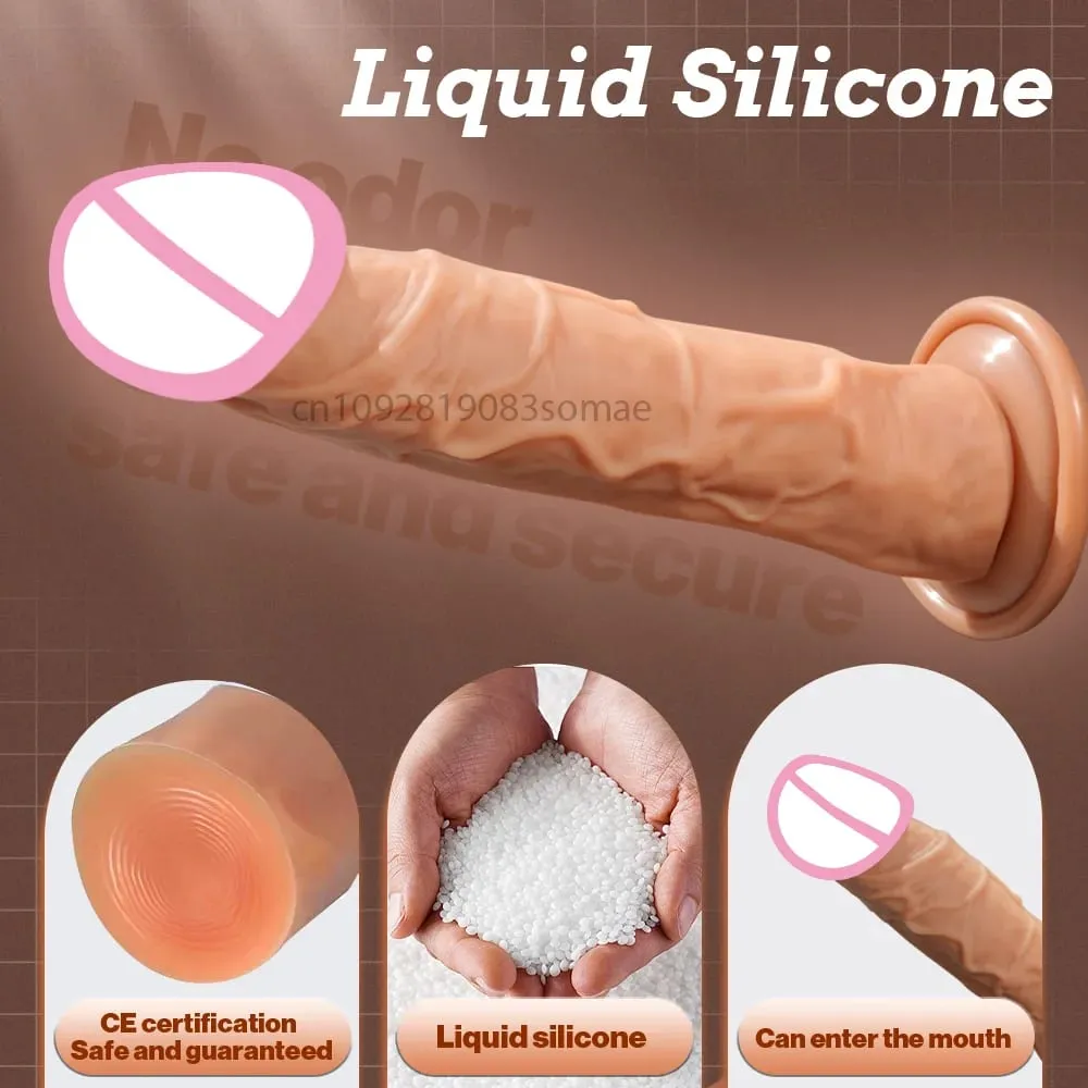 Realistic Dildo Silicone Penis Adult Sex Toys G-spot Anal Stimulation Masturbator Dildo with Suction Cup Adult SexToy ButtPlug