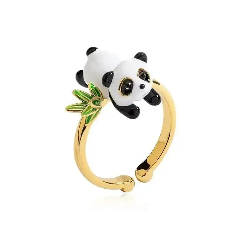 New Pokemon Litwick Dragonair 925 Silver Couple Ring Anime Fashion Cartoon Accessories Cospaly Peripherals Christmas Gifts