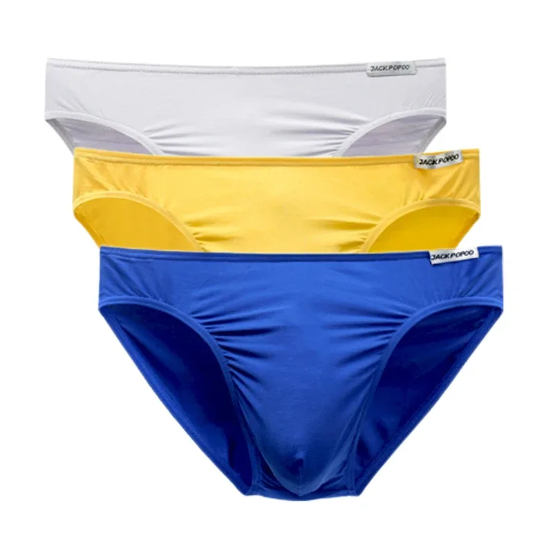 3PCS/Lot Men's Underwear Modal High Quality Soft Briefs Breathable Comfortable Youth Underpants Male Sexy U Bulge Pouch Panties