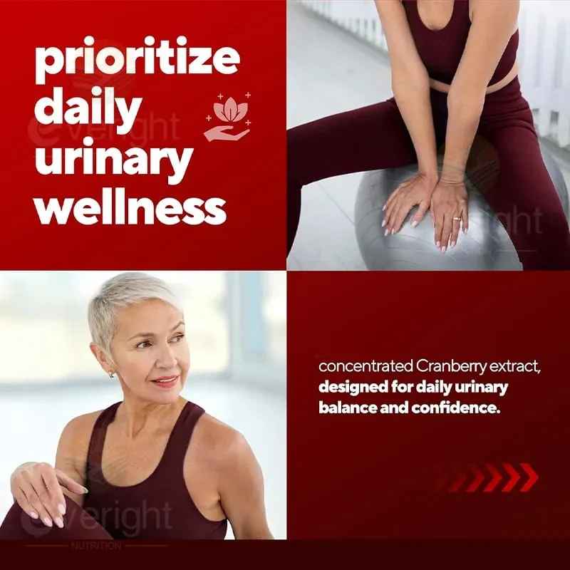 Cranberry Capsules for Women - UTI Defense Blend with Vitamin C E - Urinary Tract & Bladder Kidney Vaginal pH Health Support