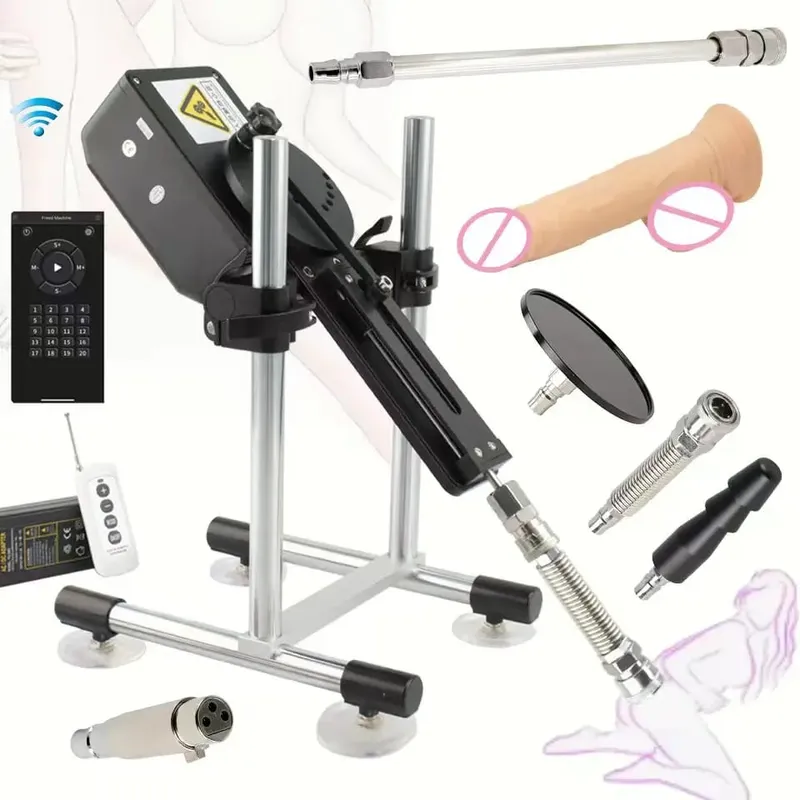 2025 NEW 70W Sex Machine With Dildo Attachments Vibrator Sex Toys for Couples Adult Men Women Vagina Female Masturbation sextoy