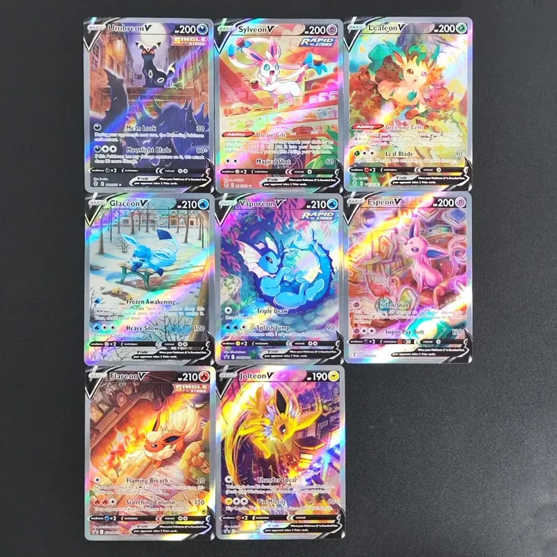 Pokemon Card PTCG Foil Proxy English Gengari Rayquaza Vmax Giratian Lugia V Mew Latias Latios EX Collectibles Trading Card Game