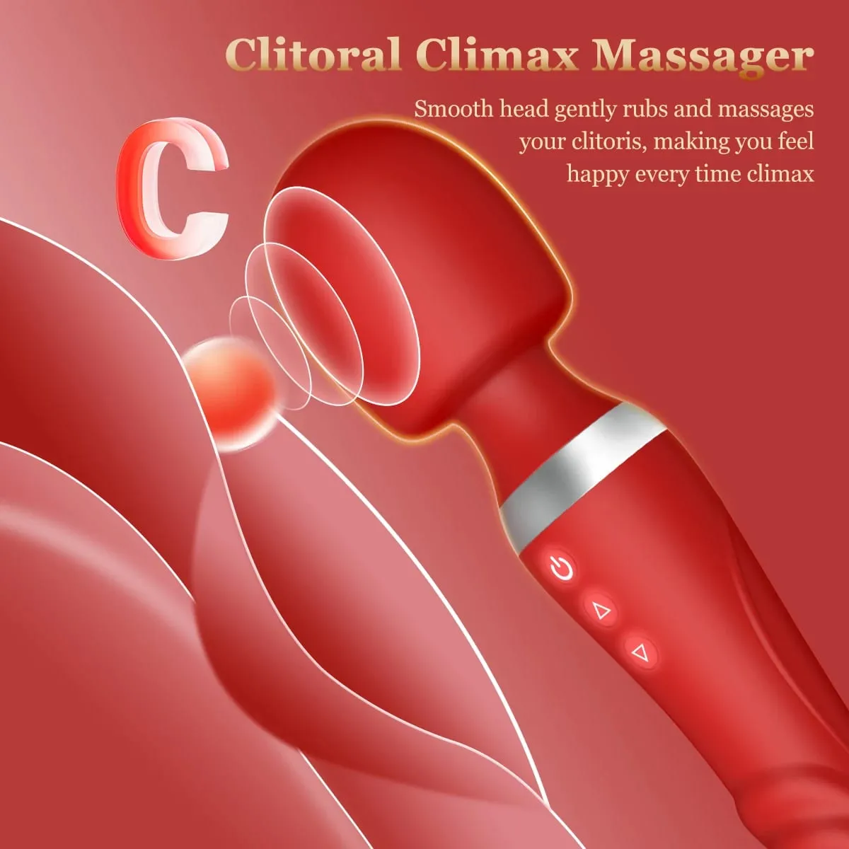 Double Vibrator for Women Dildos AV Magic Wand G Spot Clit Stimulator Vagina Massager Masturbators Adult Sex Toys for Couple 18+