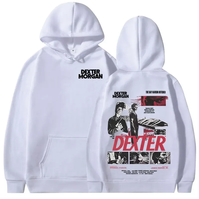 TV Play Dexter Morgan Graphic Hoodies Men's Women Clothing Casual Vintage Hooded Sweatshirts Fashion Gothic Oversized Pullovers