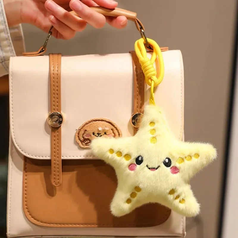 12/43cm Starfish Star Plush Pillow Stuffed Smiling Ocean Animal Colorful Cushion Sofa Chair Decor Present