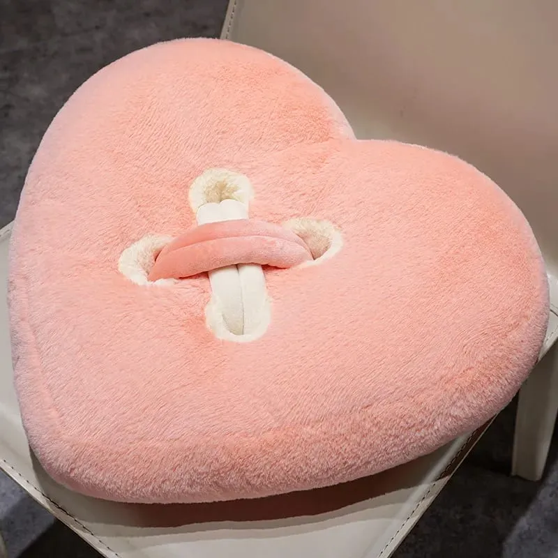 Button Plush Toys Flower Heart-shaped Stuffed Pillow Home Decor 40/45cm Soft Sofa Cushion Throw Pillow Birthday Surprise Gifts