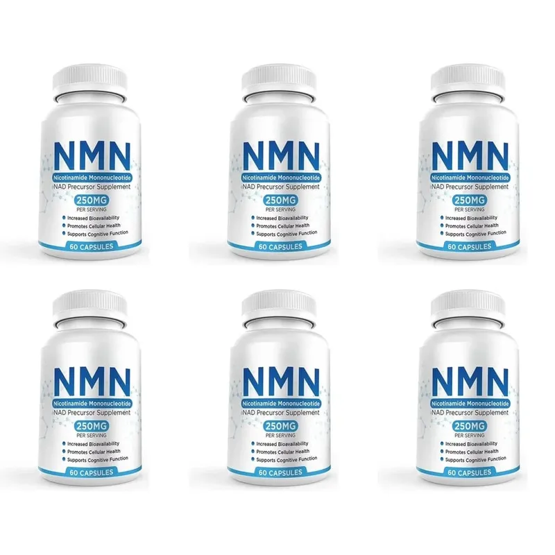 NMN Nicotinamide Mononucleotide Capsules 250 Mg Bawat Paghahatid ng Tumaas na Bioavailability Nagtataguyod ng Cellular Health ng 60 Capsules — image 12