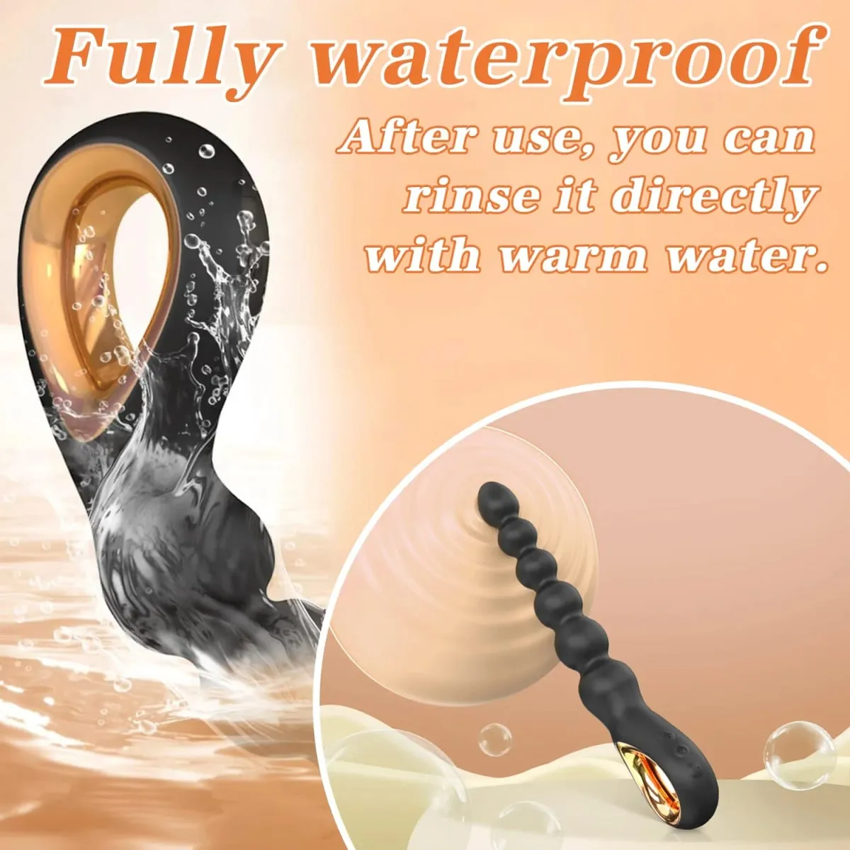 Vibrating Anal Beads Anal Balls for Men Butt Plug Prostate Massager for Gay G-Spot Vagina Vibrator for Women Adult Goods Sex Toy