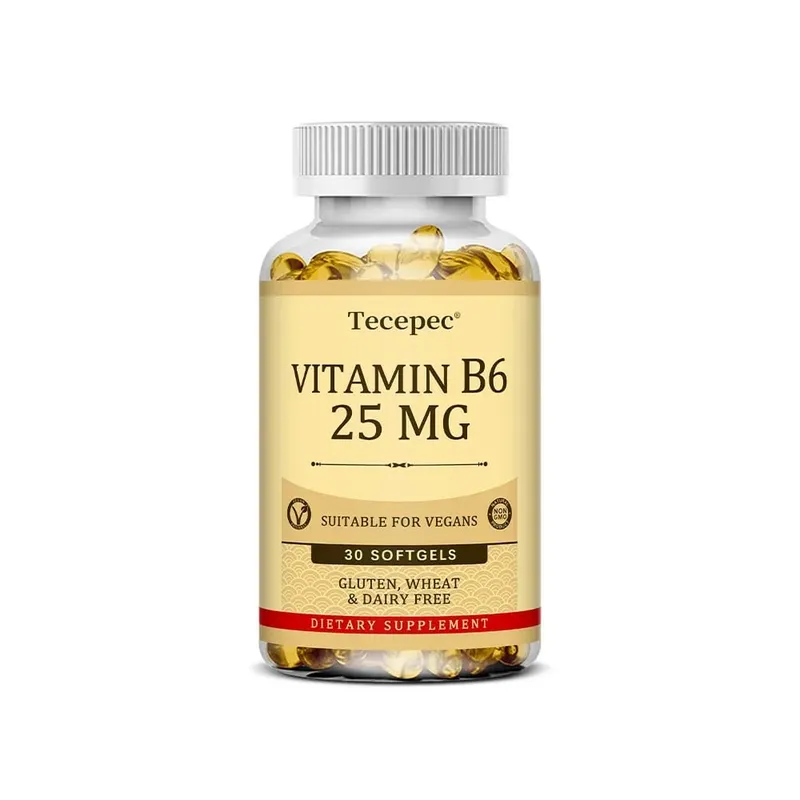 Vitamin B6 - Improves Metabolism Skin Health Antioxidant for Cardiovascular Neurological Immune and Eye Health