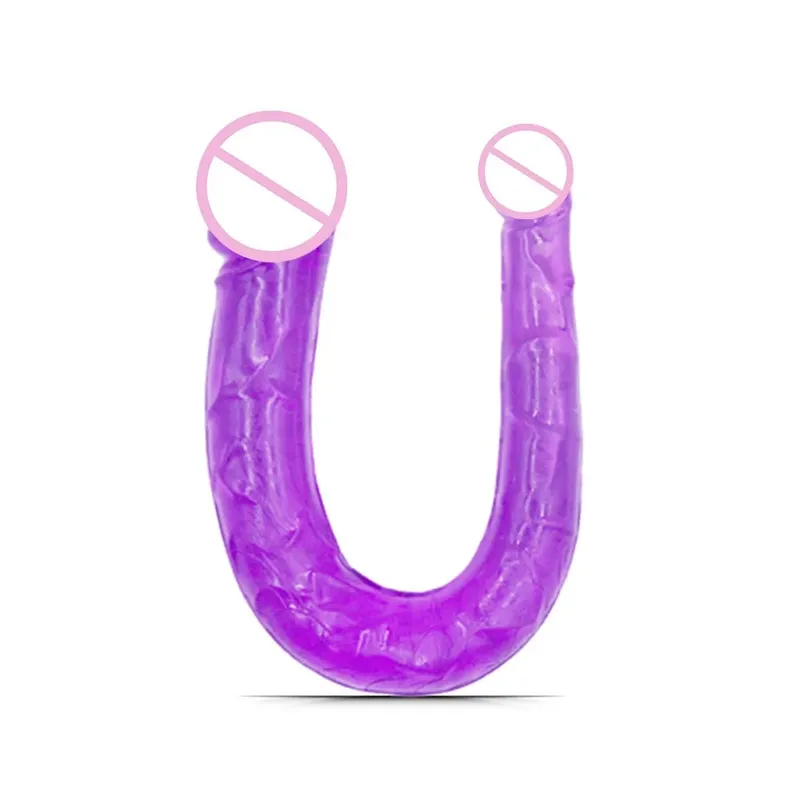 Dildo Sex Toys For Woman Vagina and Anus Realistic Penis Masturbators For Women Two Double Headed Dildos Adult Sex Toy For Women