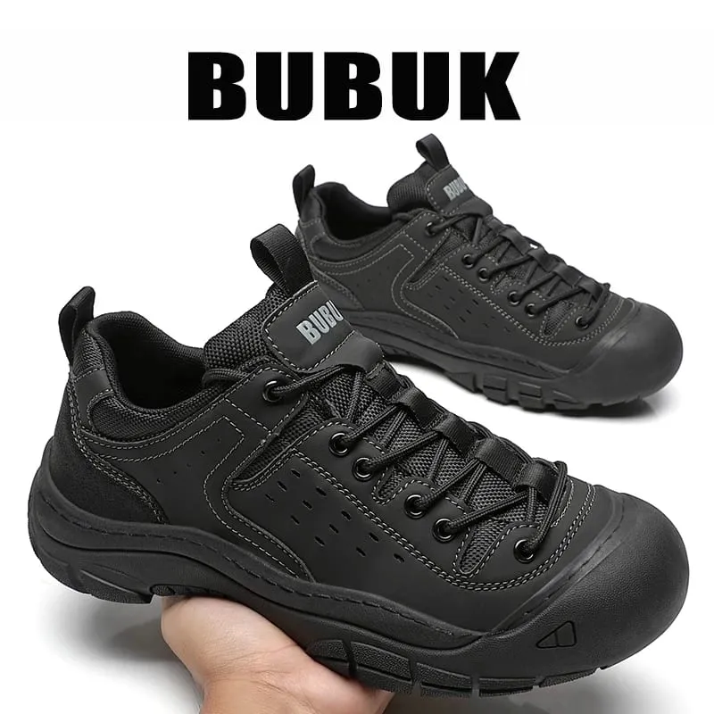 Men's Casual Large-Size Shoes Comfortable Sneakers for All Seasons Lace-Up Men's Shoes Non-Slip and Wear-Resistant Hiking Boots Trekking Boots Breathable Uppers Suitable for Daily Wear Outdoor Travel Mountaineering Hiking Wear-Resistant and