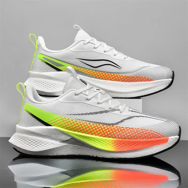 Men's Sports Shoes Carbon Plate Running Shoes Male Marathon Sneakers Racing Shock-absorbing Athletics Training Shoes for Women