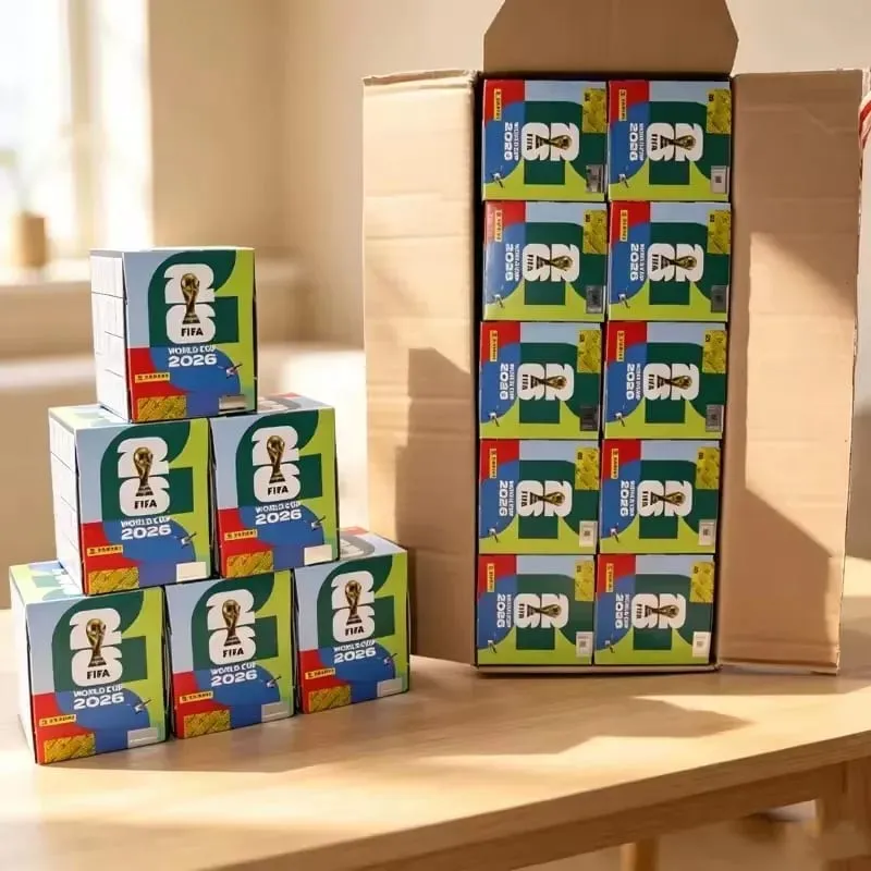 Panini FIFA World Cup 2026 Official Sticker Box Sealed Hobby Box Collectible Soccer Stickers for Album Collection Football Fan
