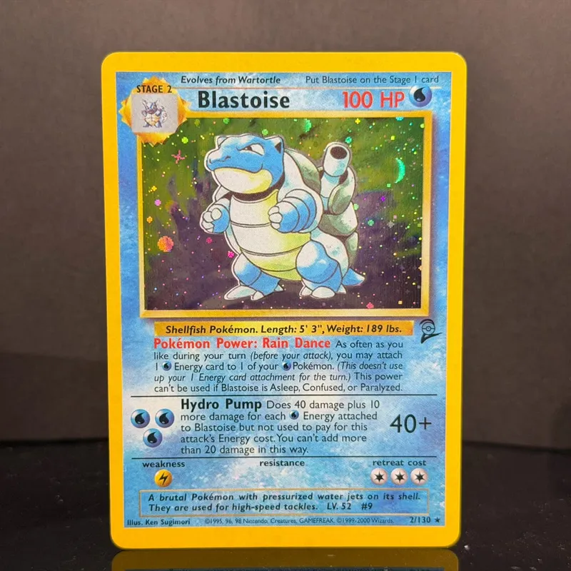 Pocket 2000 Base Set 2 OG Nostalgia Collectible Hitmonchan Scyther Clefable Pidgeot Mewtwo Traditional Holo Proxy