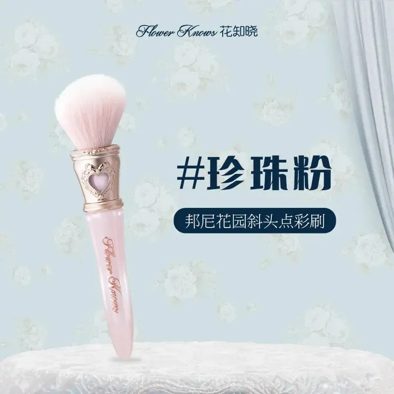 Flower Knows The Sweetie Bear Rounded Blush Brush Loose Powder Makeup Brushes