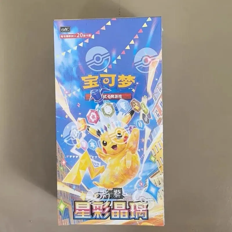 New Arrival Original PokéMon Trading Card Game Booster Pack Coin Set 17.0 Stellar Crystal Ex Collection Cards Birthday Gift