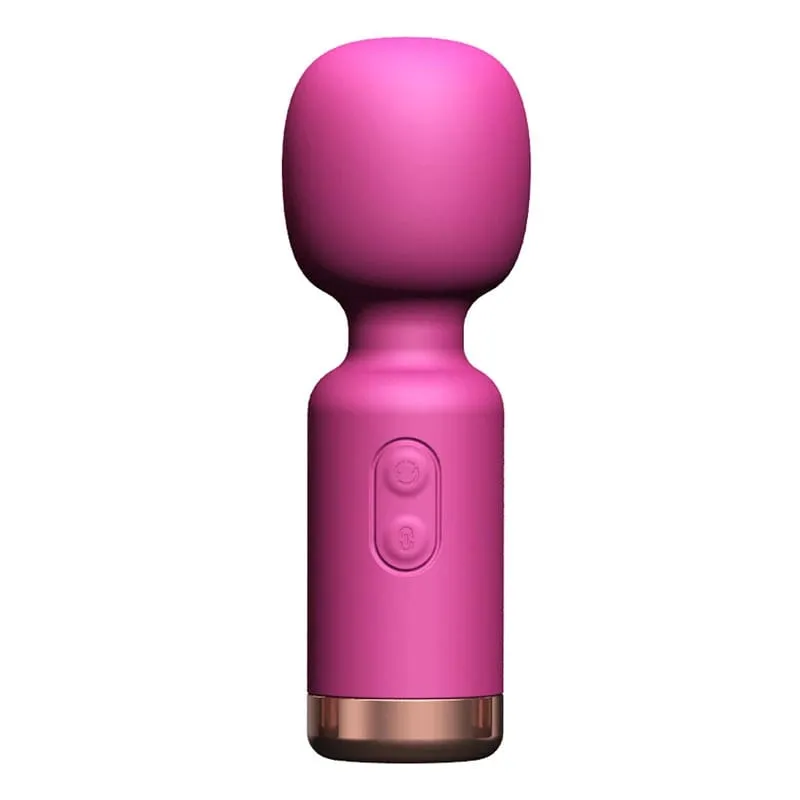 Mini Clitoral Stimulator AV Vibrator Wand with 10 Vibration Modes Portable Vibrating for G Spot Nipple Adult Sex Toy Massager