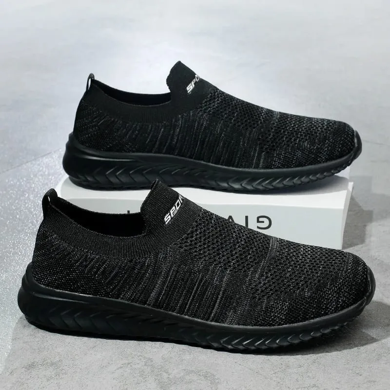 Men Vulcanize Shoes Mesh Men Shoes Lightweight Comfortable Men's Sneakers 2025 Autumn Fashion Slip on Flats Shoes Male Loafers