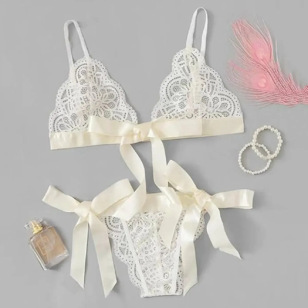 Sexy Lingerie Lace 2 Pieces Sexy Bra And Panty Set Transparent Sexy Lingerine Set 속옷도착증 Fast Shipping