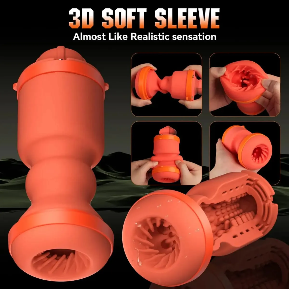 Heating Automatic Male Masturbator APP Control Vibrating Sucking Thrusting Masturbation Cup Penis Pump Sex Toy for Men