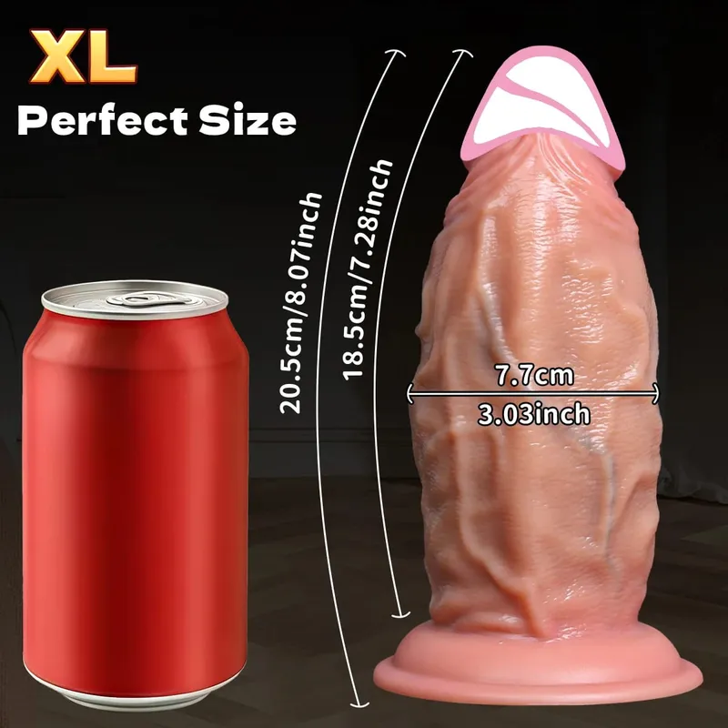 Thick Dildos Realistic Liquid Silicone Huge Penis Women Sex Toys G-spot Masturbation Big Dick Strap on Anal Dildo Lesbian 18+ — image 10