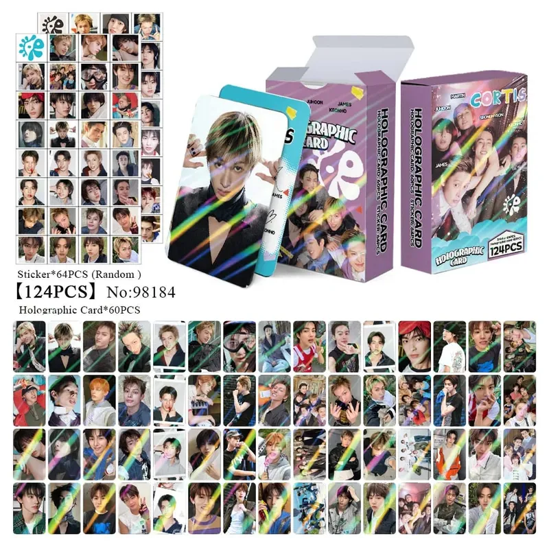 124Pcs 2026 SEASON’S GREETINGS Lomo Cards Photocards HD Fans Collection Cards Decorative Present Gifts