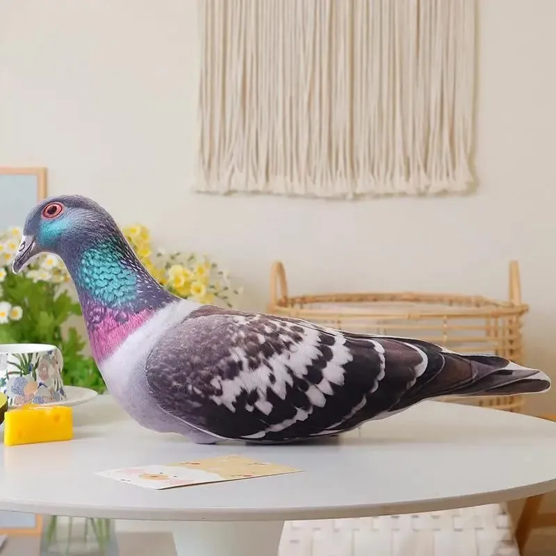 Rooster Plush Throw Pillow Lifelike 3D Print Soft Fluffy Comfortable Cushion para sa Office Chair Decor Rest Pillow para sa mga Manggagawa