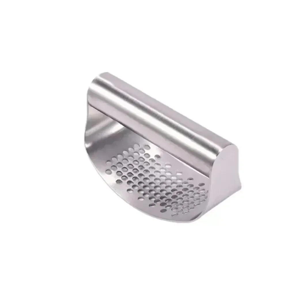 Manual Stainless Steel Garlic Mincer Garlic Crusher Press Para sa Fruit Vegetable Kitchen Gadget Manual Food Processors