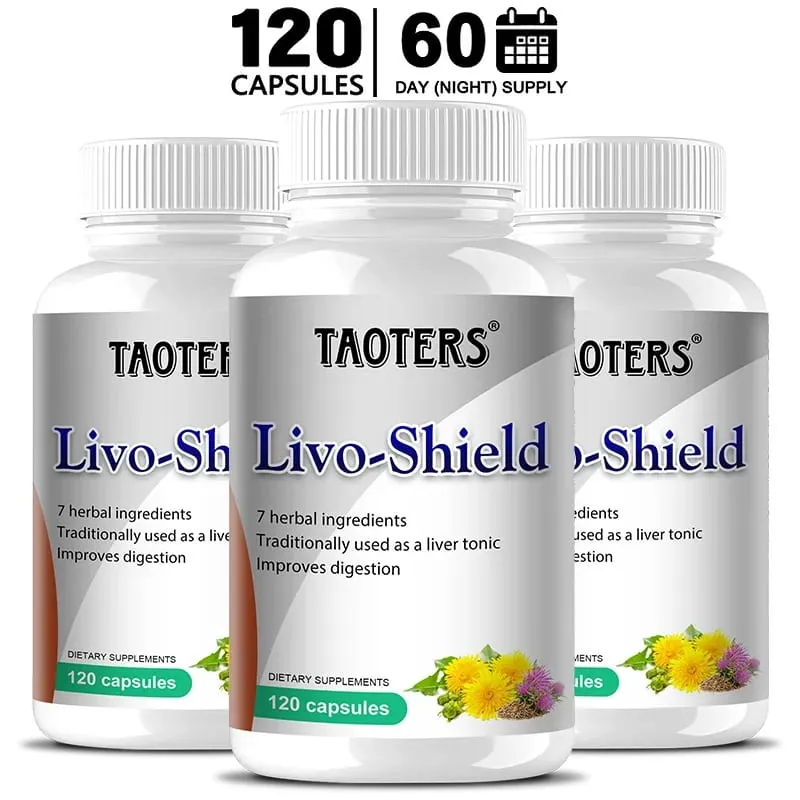 Organic Milk Thistle Extract Capsule & Dandelion for Antioxidant Detox Support Liver Health Function Herbal Supplement